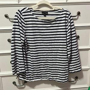 J Crew classic mariner boatneck tee